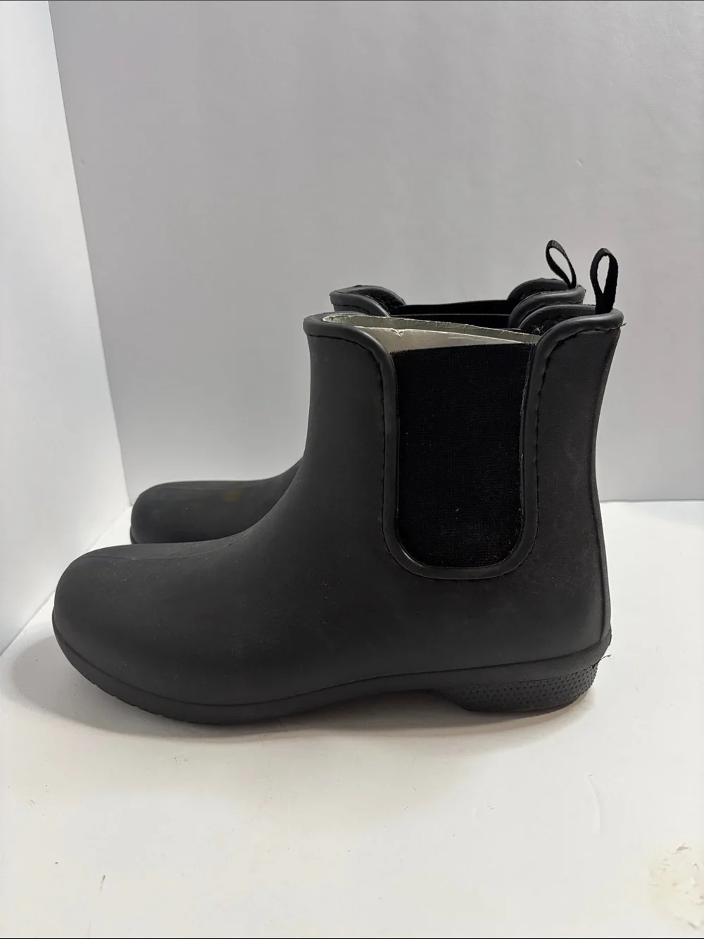 CROCS Black Women's Slip-On Shoe Boots Sz 9 New Without Box